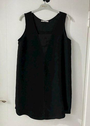 Mango V Yakalı Kolsuz Mini Elbise - Görsel 2