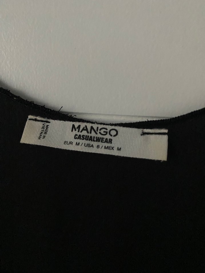 Mango V Yakalı Kolsuz Mini Elbise - Görsel 3