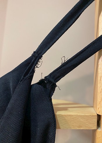 Siyah Uzun Askılı Salaş tulum - Görsel 5