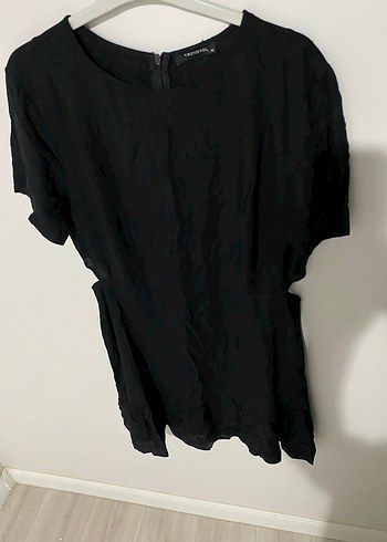 Dekolteli Mini elbise - Görsel 2