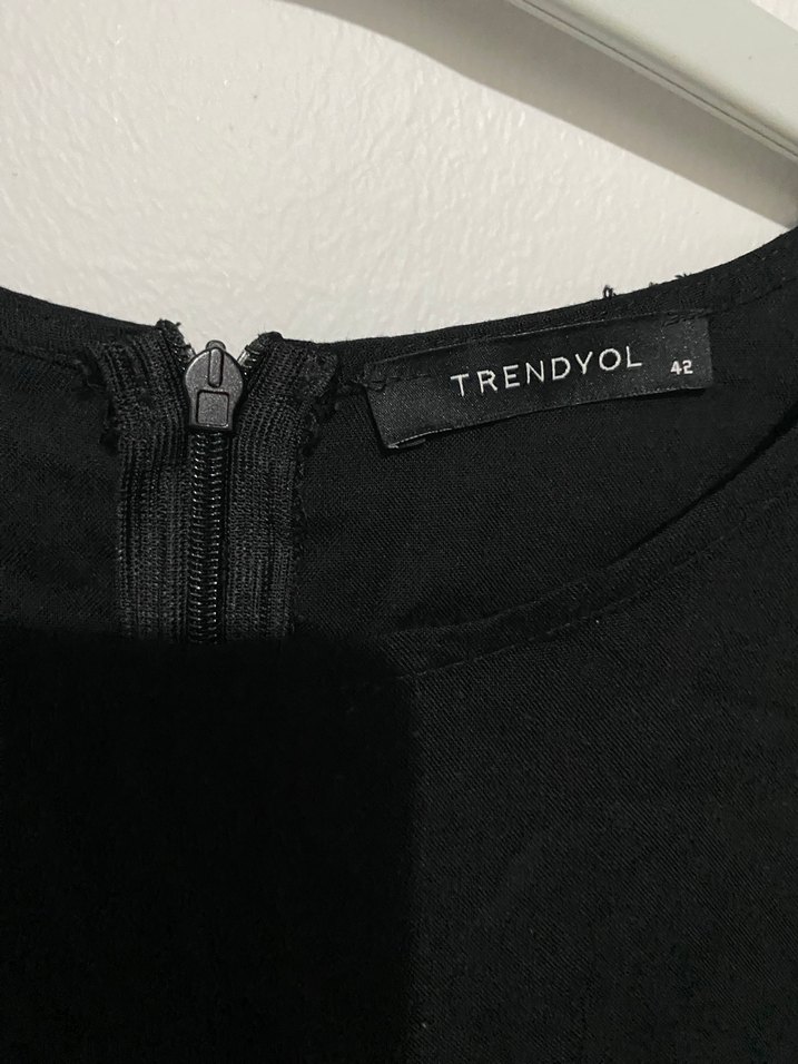 Dekolteli Mini elbise - Görsel 5