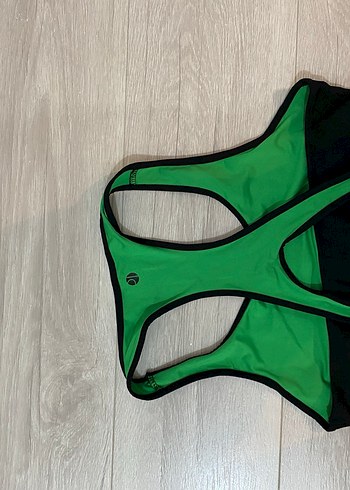 Koton Siyah ve Yeşil Mini Spor Sütyeni - Görsel 5