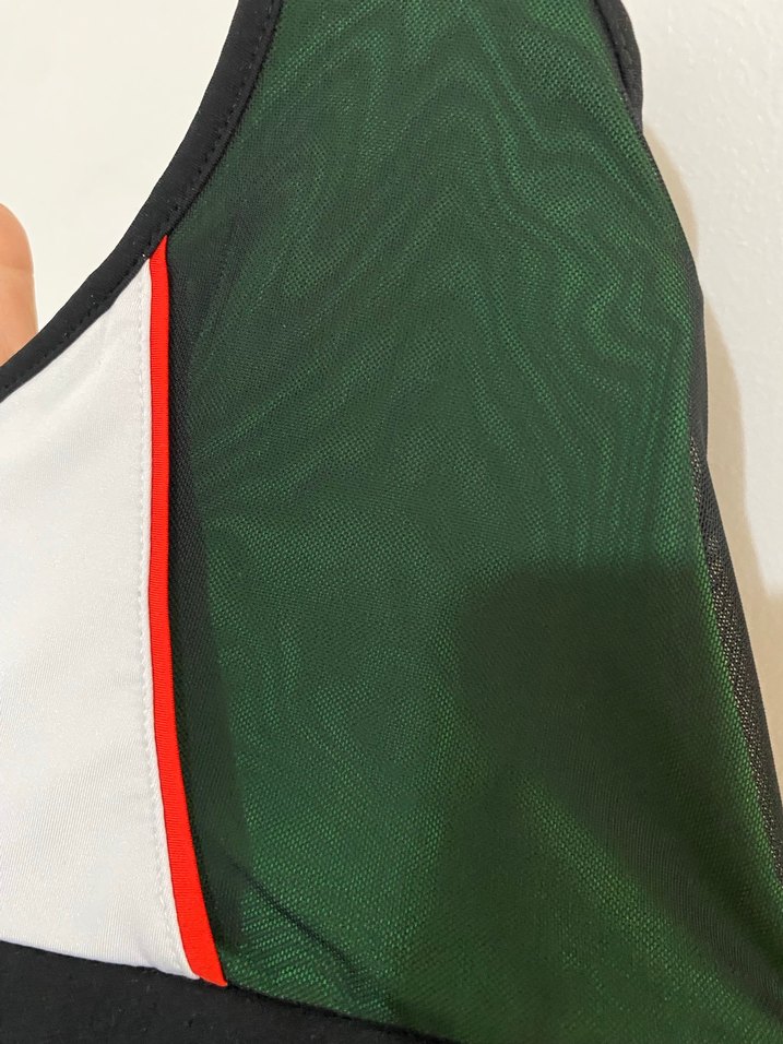 Koton Siyah ve Yeşil Mini Spor Sütyeni - Görsel 4