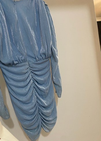 SAGAZA MİNİ DRAPELİ ELBİSE - Görsel 8