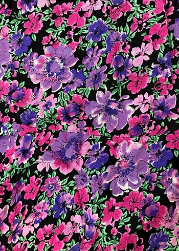 Mor Renkli Mini Fırfırlı Şort Etek - Görsel 2