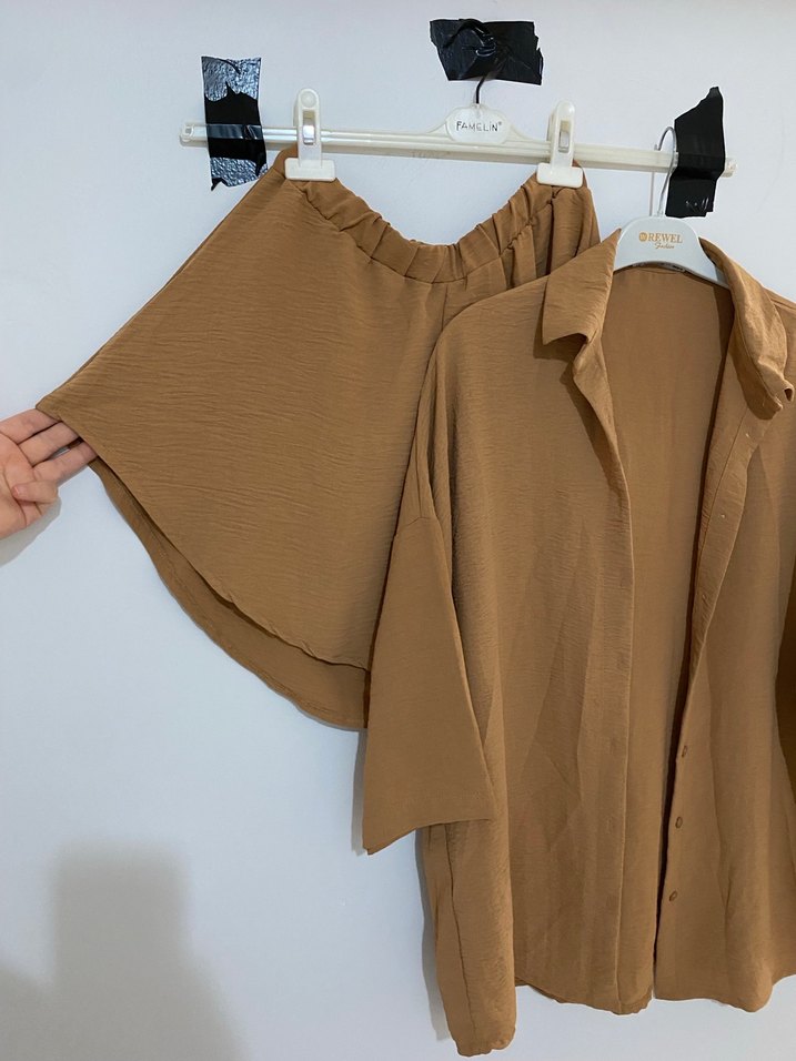 Gömlek Şort Takım - Görsel 4