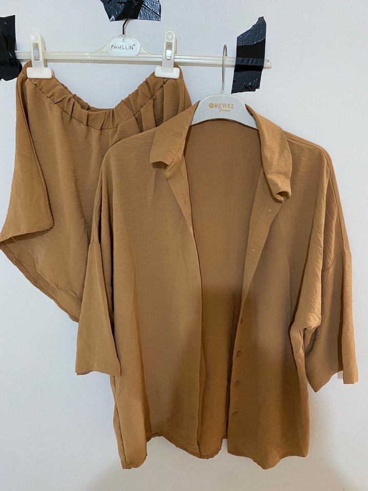 Gömlek Şort Takım - Görsel 3