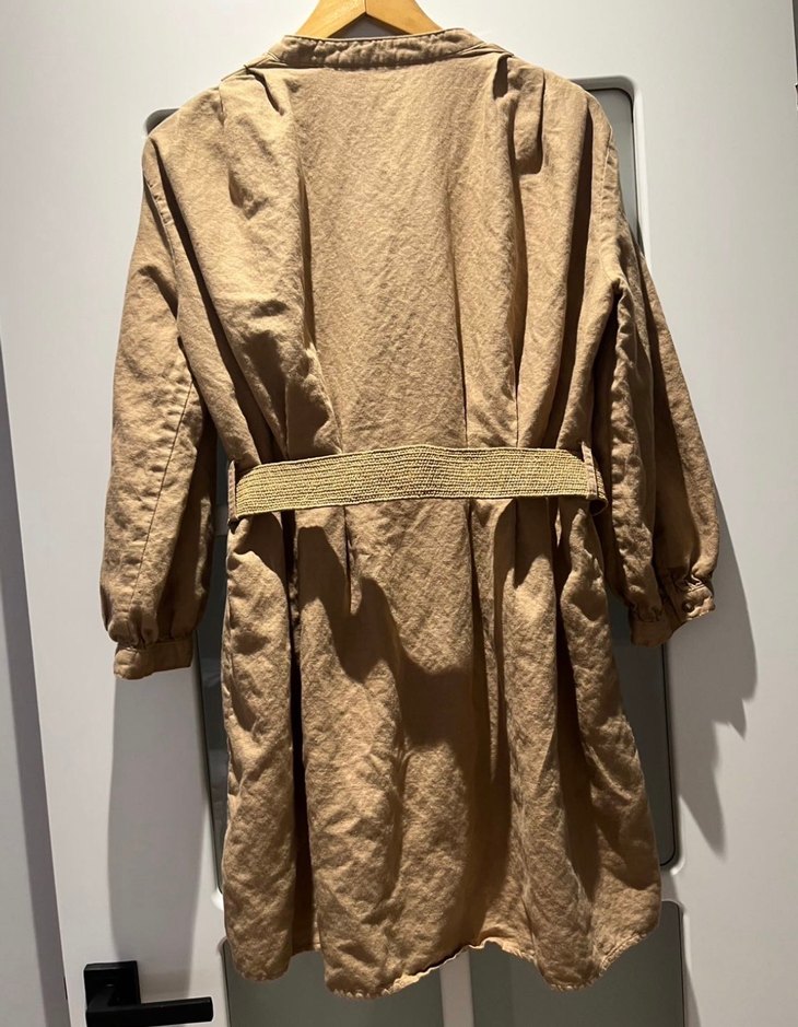 Bej Bohem Midi Kadın Elbise - Görsel 3