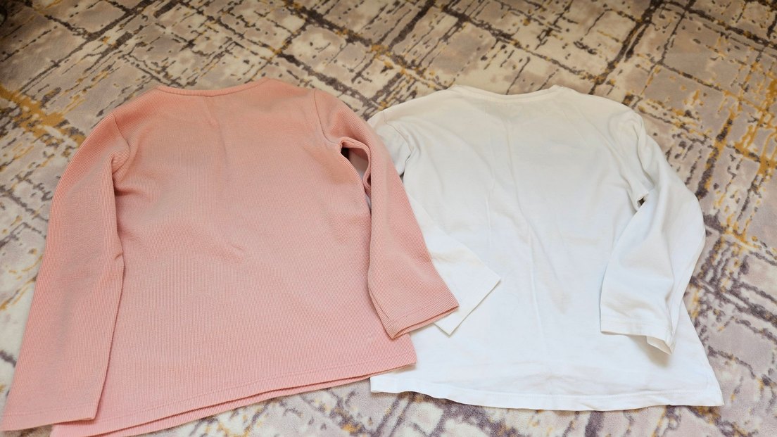 6 adet Kız Çocuk Pullu Uzun Kollu Tişört - Görsel 2