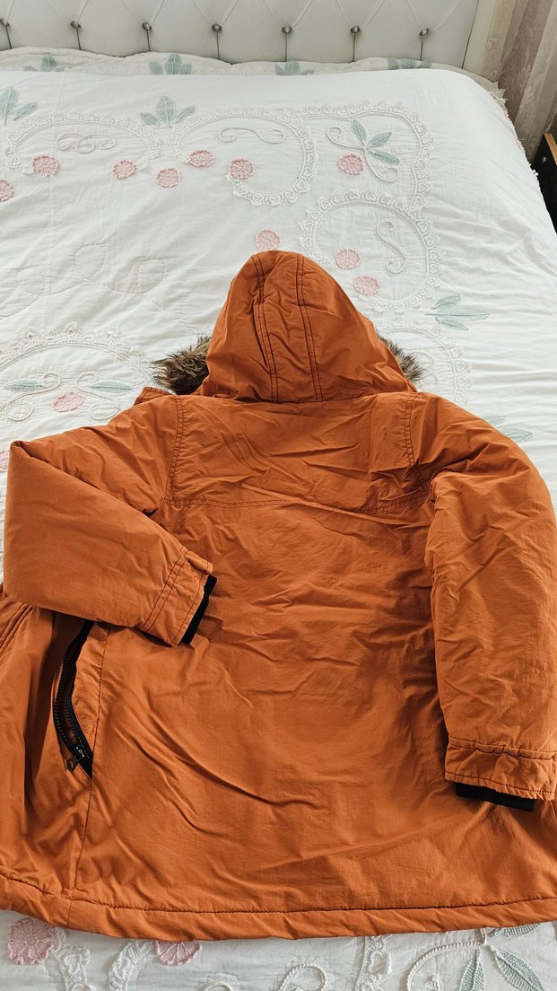 Kahverengi Kürklü Erkek Çocuk Mont - Görsel 5