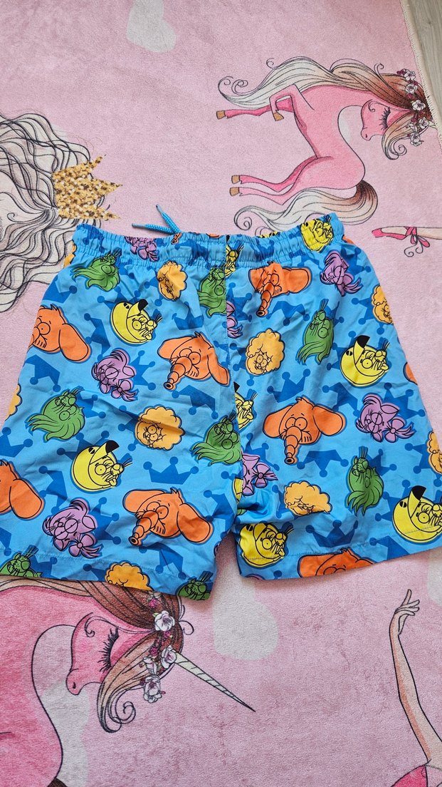 Renkli Desenli deniz şortu - Görsel 2