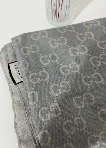 Gucci desen yün pamuk şal