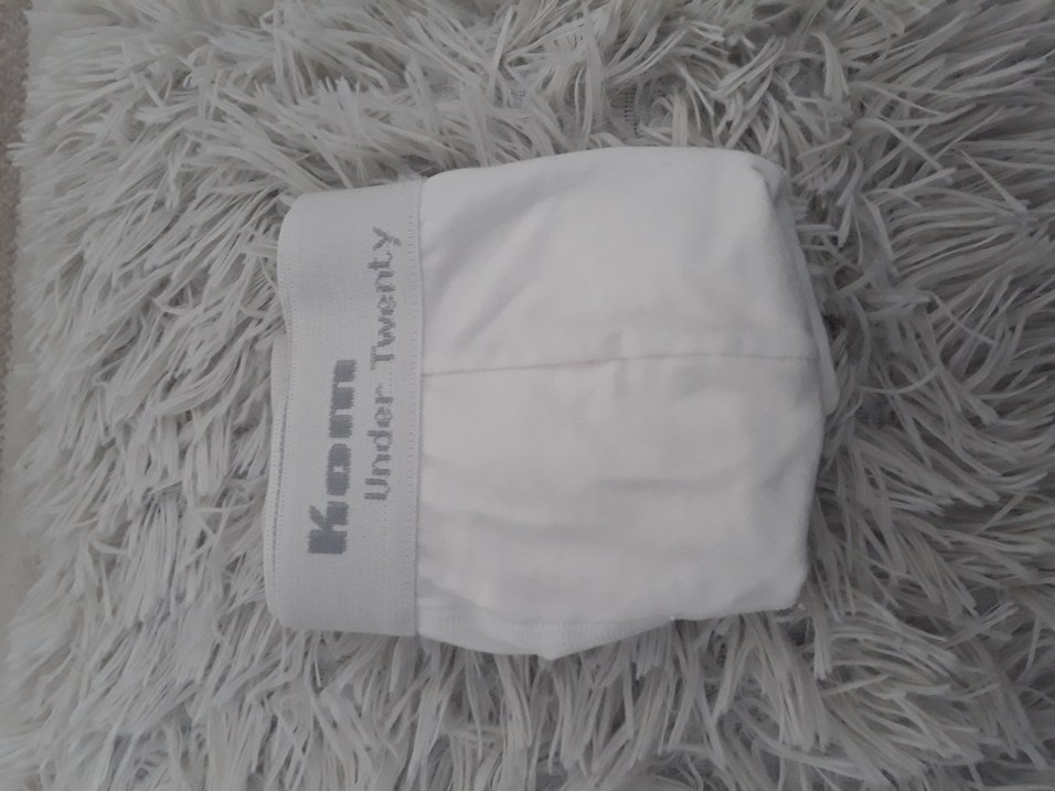 Erkek Beyaz ve Gri Atletik Boxer - Görsel 2