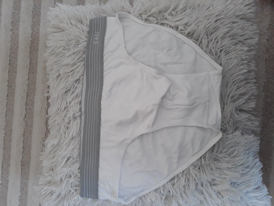 Gri Lastikli Beyaz erkek Külot - Görsel 2