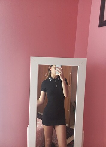 xs Beden siyah mini elbise