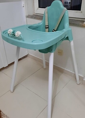 Beden turkuaz Renk Portatif Mama sandalyesi