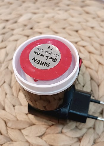 12volt kullanima hazır Siren