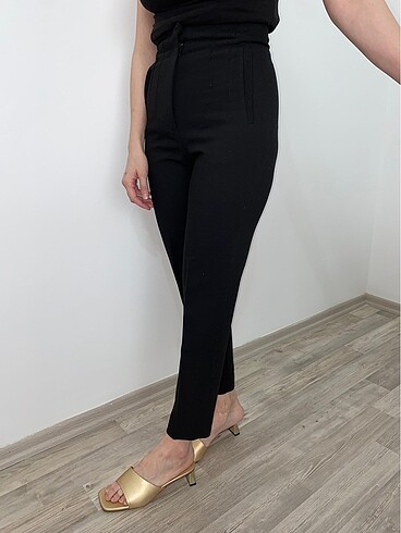 Zara model klasik Yüksel bel kumaş pantolon