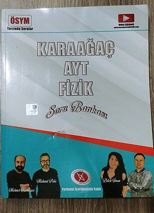 Karaağaç ayt fizik soru bankası