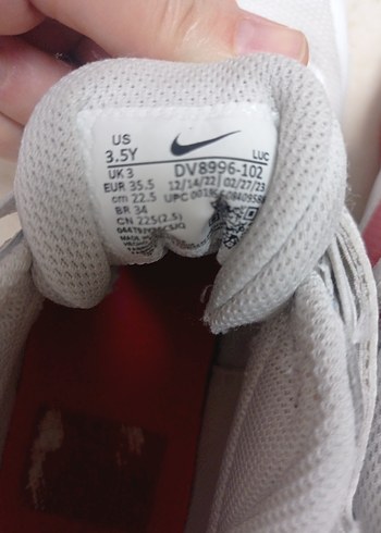 Gri Beyaz Çocuk Spor Ayakkabı - Görsel 5