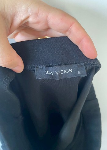 Düz Siyah Yırtmaçlı Etek - Görsel 3