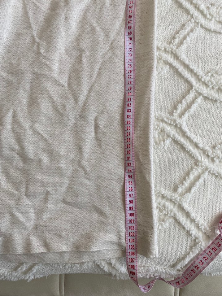 Kadın Beyaz Keten Pilili Bol Pantolon - Görsel 5