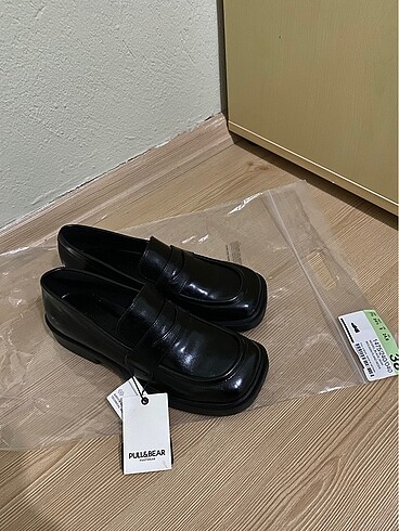 38 Beden siyah Renk Pull and bear Loafer