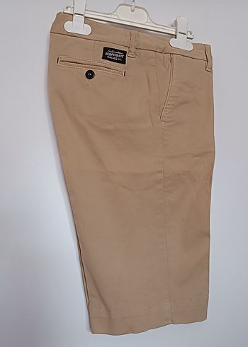 Bej Kadın dizüstü Bermuda Şort - Görsel 3