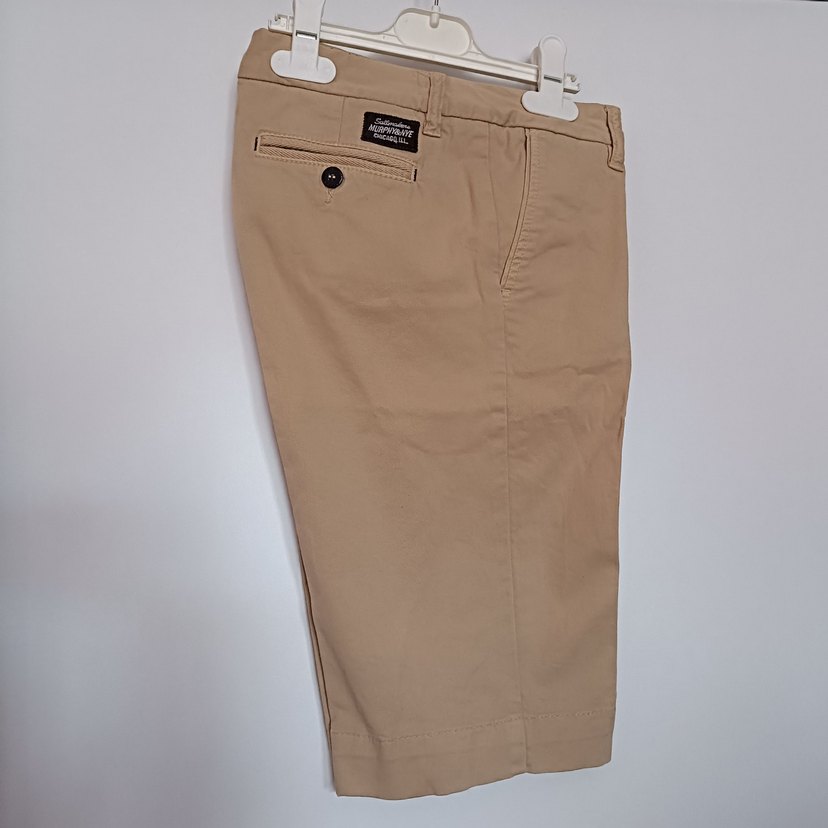 Bej Kadın dizüstü Bermuda Şort - Görsel 3