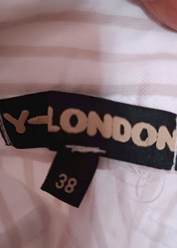 Bej Çizgili Keten Mini Bermuda Şort - Görsel 4