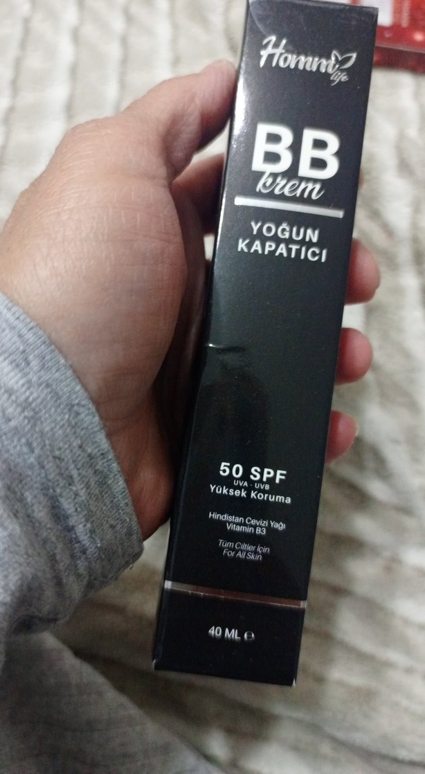 Homm Bitkisel 2li set Siyah Parlak BB Krem 40ml SPF 50 - Görsel 3