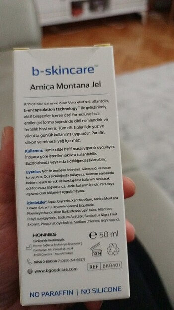 Beden Arnica Montana jel