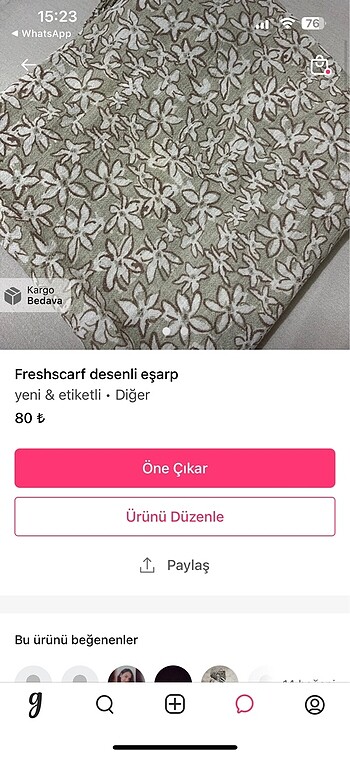 Fres eşarp