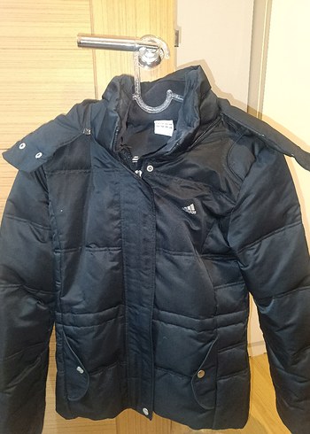 kadın kemerli Siyah Midi Kadın Kışlık Mont - Görsel 2