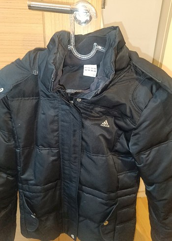 kadın kemerli Siyah Midi Kadın Kışlık Mont - Görsel 3