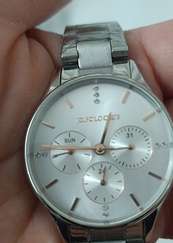 jg Polo club gri  orijinal Minimalist Kadın Saati - Görsel 3