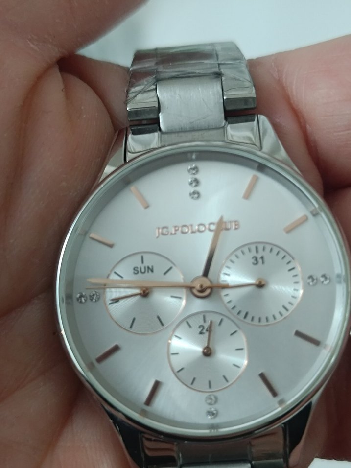 jg Polo club gri  orijinal Minimalist Kadın Saati - Görsel 3