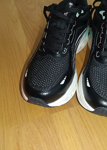 Siyah Bağcıklı Kadın Spor Ayakkabı - Görsel 4