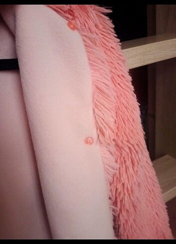 Kız çocuk  peluş  çeket - Görsel 4