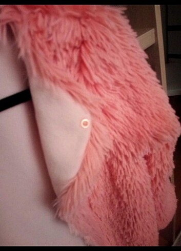 Kız çocuk  peluş  çeket - Görsel 5