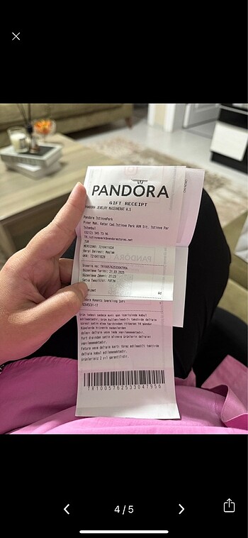 Beden PANDORA MOMENTS SONSUZ KALP BİLEKLİK