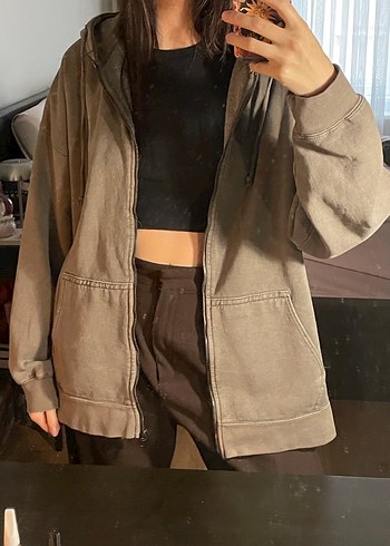 Gri Sweatshirt - Görsel 5