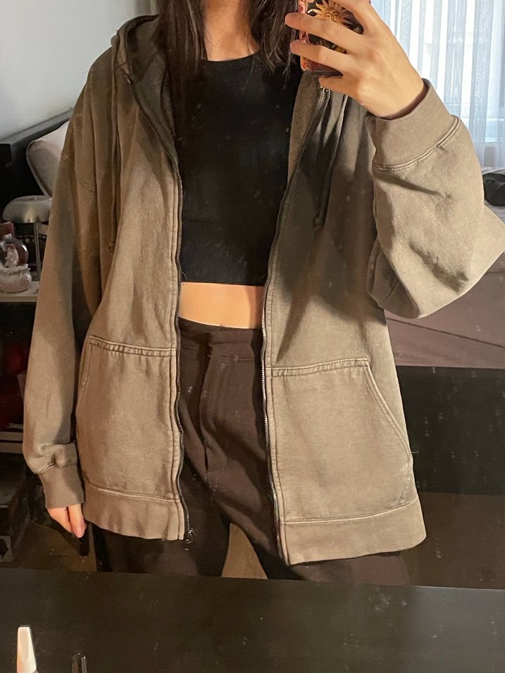 Gri Sweatshirt - Görsel 5