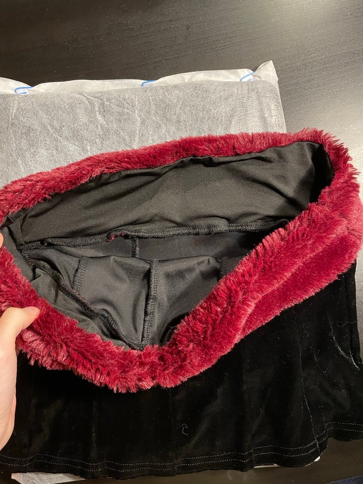 Kürk Detaylı Straplez Mini Üst - Görsel 4