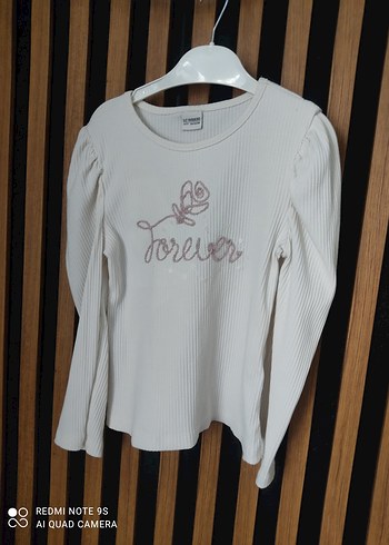 Beyaz Uzun Kollu  badi iki adet 5-6 yaş - Görsel 3