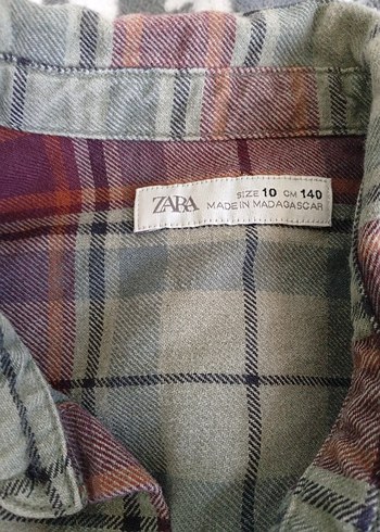 erkek çocuk Renkli Ekose Düğmeli Gömlek - Görsel 3