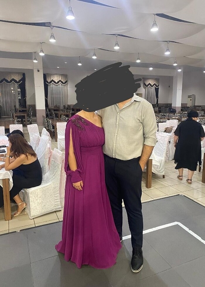 Abiye uzun elbise - Görsel 4