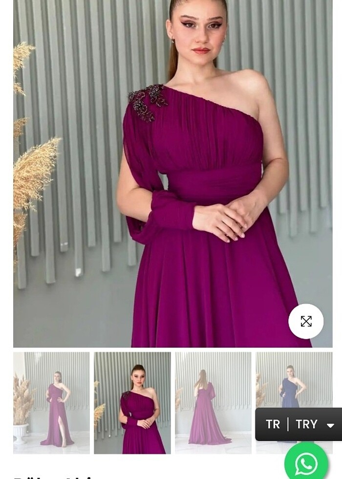 Abiye uzun elbise - Görsel 2