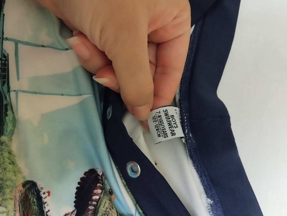 Renkli Dinozor Baskılı Erkek Çocuk Mayo - Görsel 2