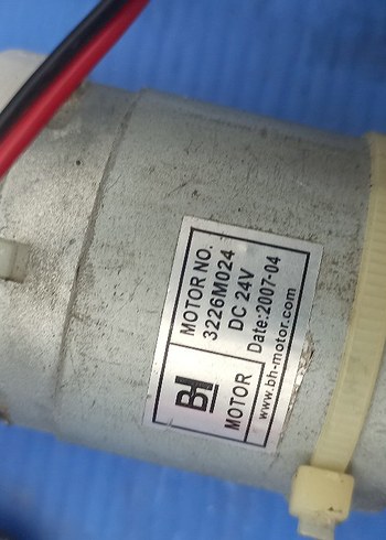 Dc Motor Kasnak Mekanizması 24 Volt 90 watt - Görsel 3